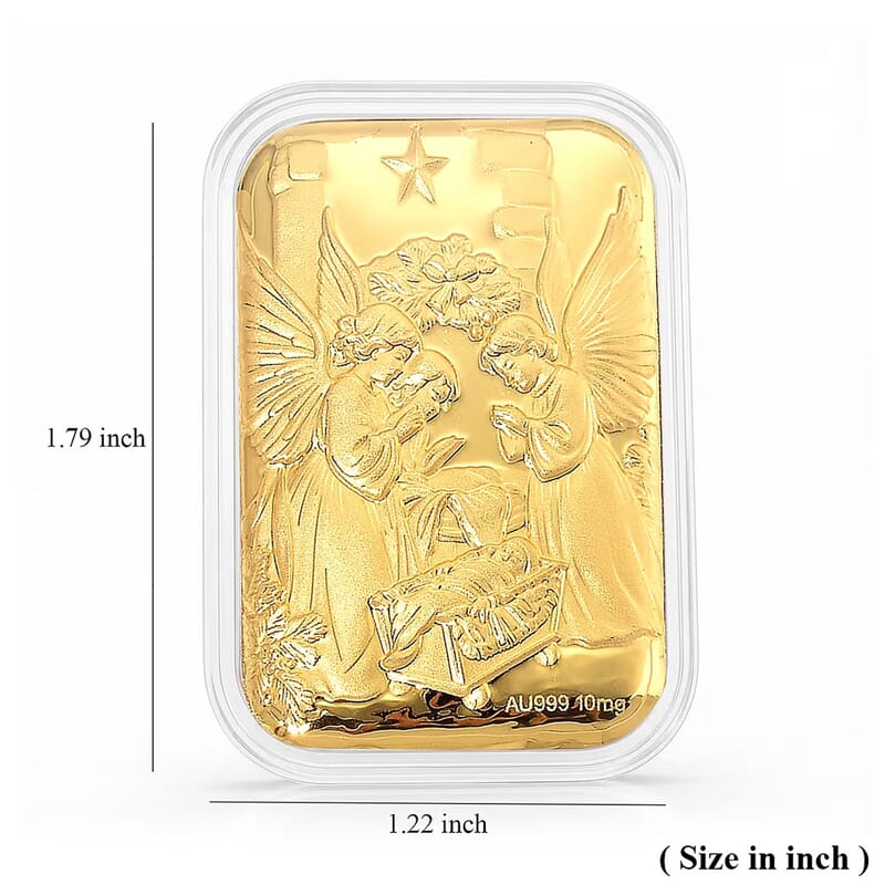 Birth of Jesus 24k Gold Embossed Sheet 10mg
