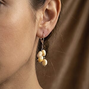 Butterscotch Amber Earrings in Sterling Silver