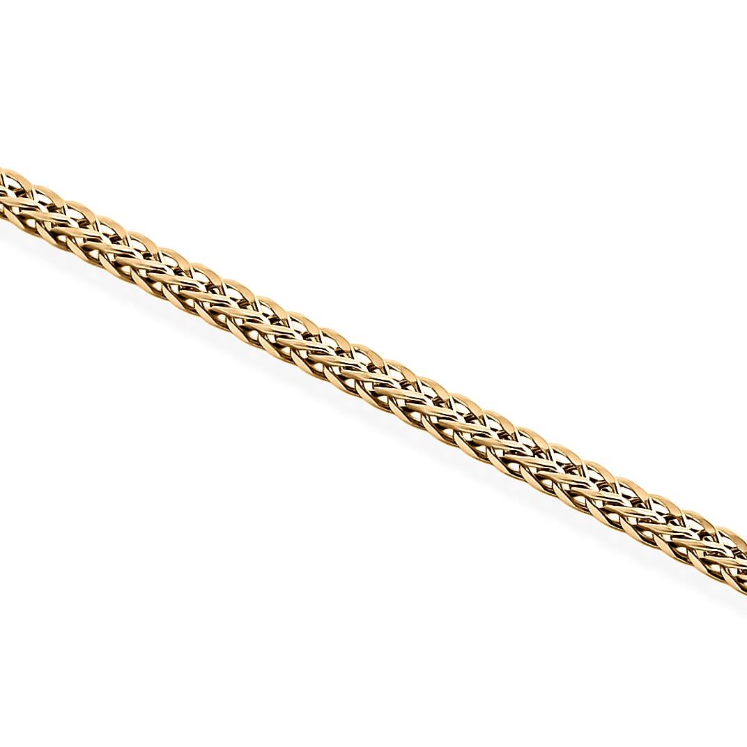 Luxoro Triple Spiga Chain Necklace in 10K Yellow Gold (20 Inches) 1.85 Grams