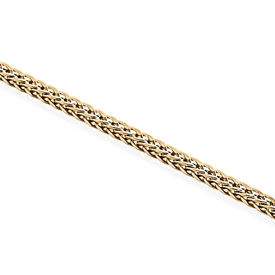 Luxoro Triple Spiga Chain Necklace in 10K Yellow Gold (20 Inches) 1.85 Grams