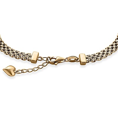 Luxoro Bismark Bracelet in 10K Yellow Gold (8.00 In) 3.49 Grams