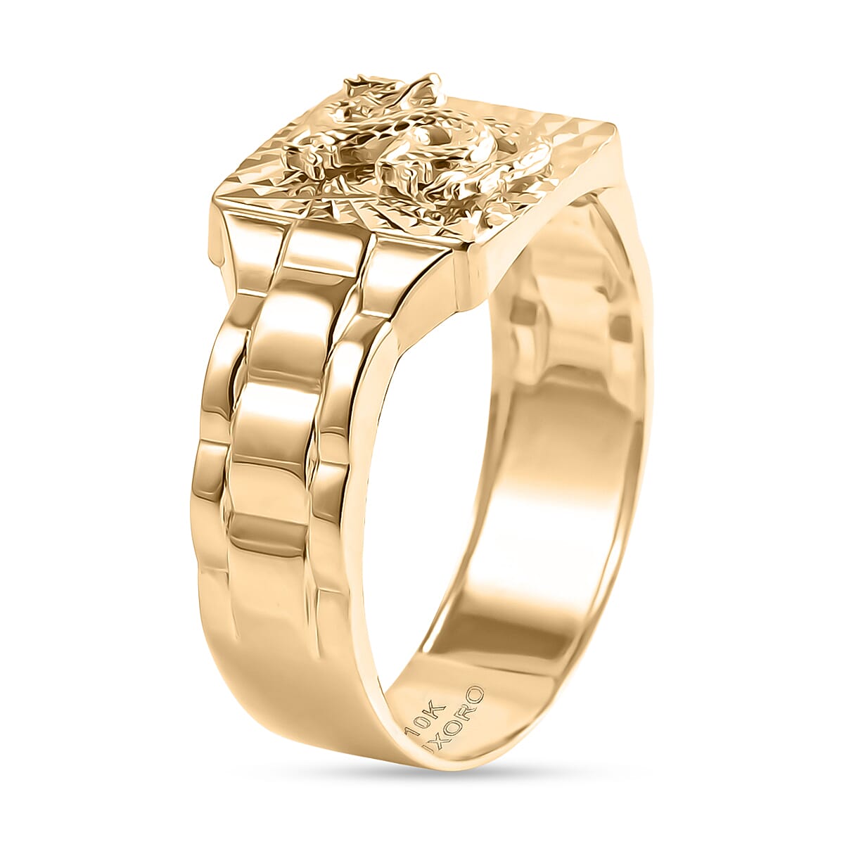 Luxoro Dragon Ring in 10K Yellow Gold (Size 10.0) 2.50 Grams image number 3