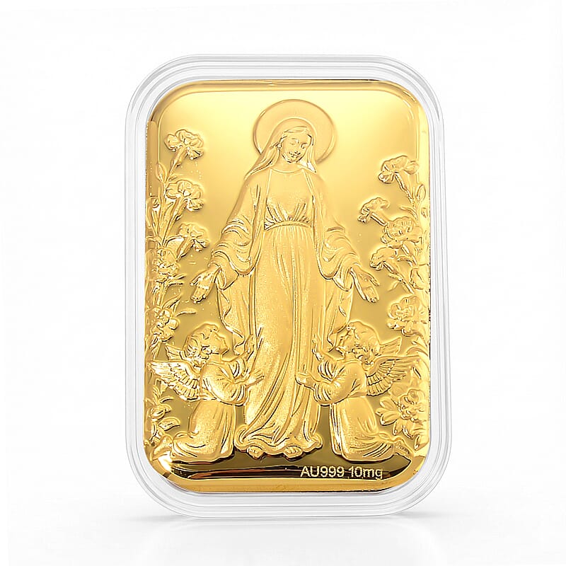 Blessed Mother 24k Gold Embossed Sheet 10mg