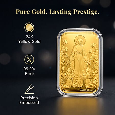 24K Golden Blessed Mother Embossed Sheet (31x45.5mm) 10mg - Product card gallery slide 2 (10178481520953)