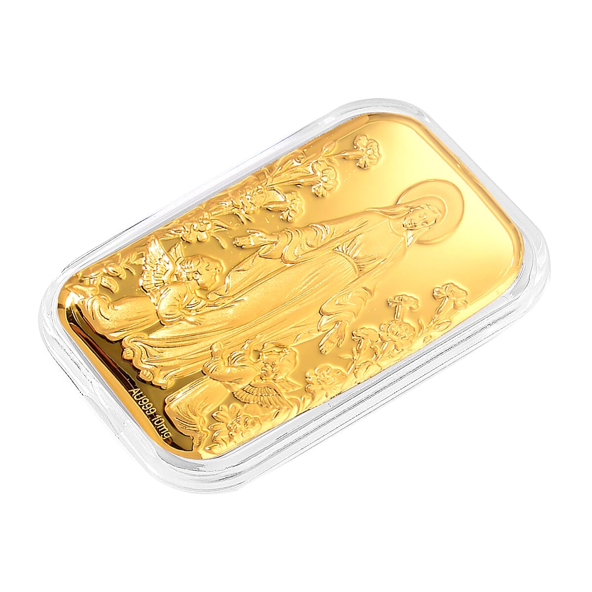 24K Golden Blessed Mother Embossed Sheet (31x45.5mm) 10mg image number 2