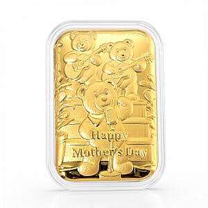 24K Golden Happy Mother's Day Emboss Sheet (31x45.5mm) 10mg