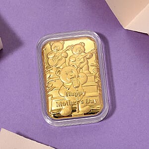 24K Golden Happy Mother's Day Emboss Sheet (31x45.5mm) 10mg