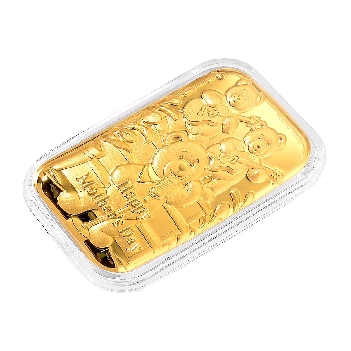 24K Golden Happy Mother's Day Emboss Sheet (31x45.5mm) 10mg image number 2