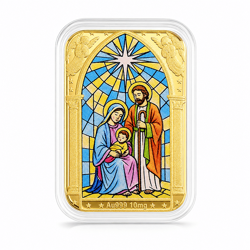 Holy Family 24k Gold Embossed Sheet 10mg