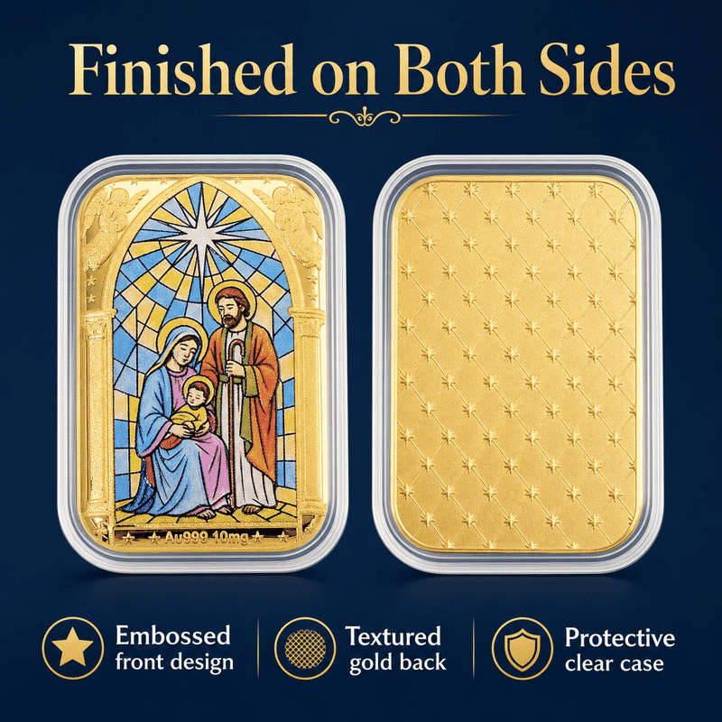 Holy Family 24k Gold Embossed Sheet 10mg