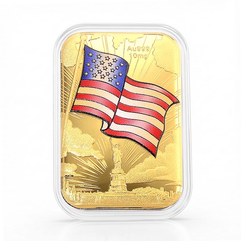 American Glory 24k Gold Embossed Sheet 10mg
