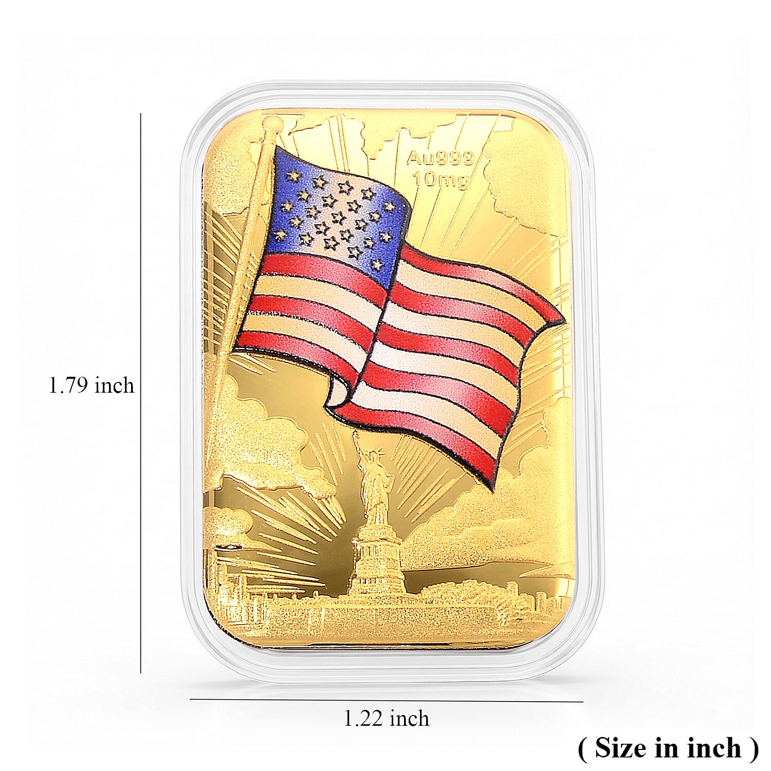 American Glory 24k Gold Embossed Sheet 10mg