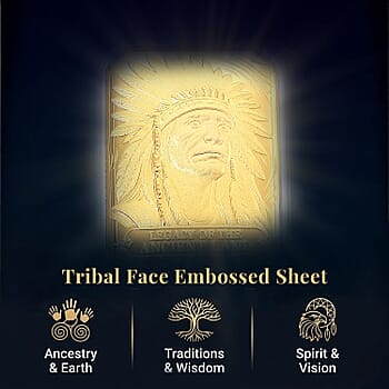 24K Gold Legacy of the Ancient Land – Southwest Style Heritage Embossed Sheet - Product card gallery slide 3 (10178481815865)