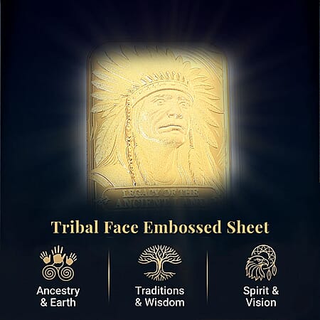 24K Gold Legacy of the Ancient Land – Southwest Style Heritage Embossed Sheet - Product card gallery slide 3 (10178481815865)
