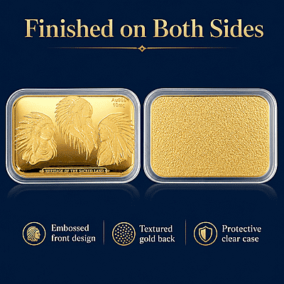 24K Gold Heritage of the Sacred Land – Southwest Style Timeless Spirit Embossed Sheet 10mg