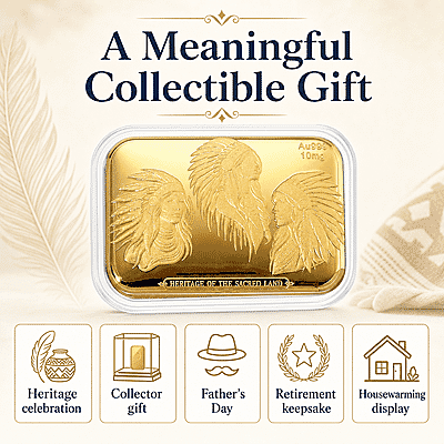 24K Gold Heritage of the Sacred Land – Southwest Style Timeless Spirit Embossed Sheet 10mg