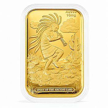 24K Gold Kokopelli – Southwest Style Spirit of the Ancient Land Heritage Tribute Embossed Sheet - Product card gallery slide 1 (10178481946937)