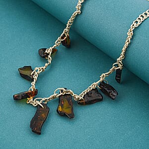 Baltic Amber Rope Chain Necklace 22 Inches 