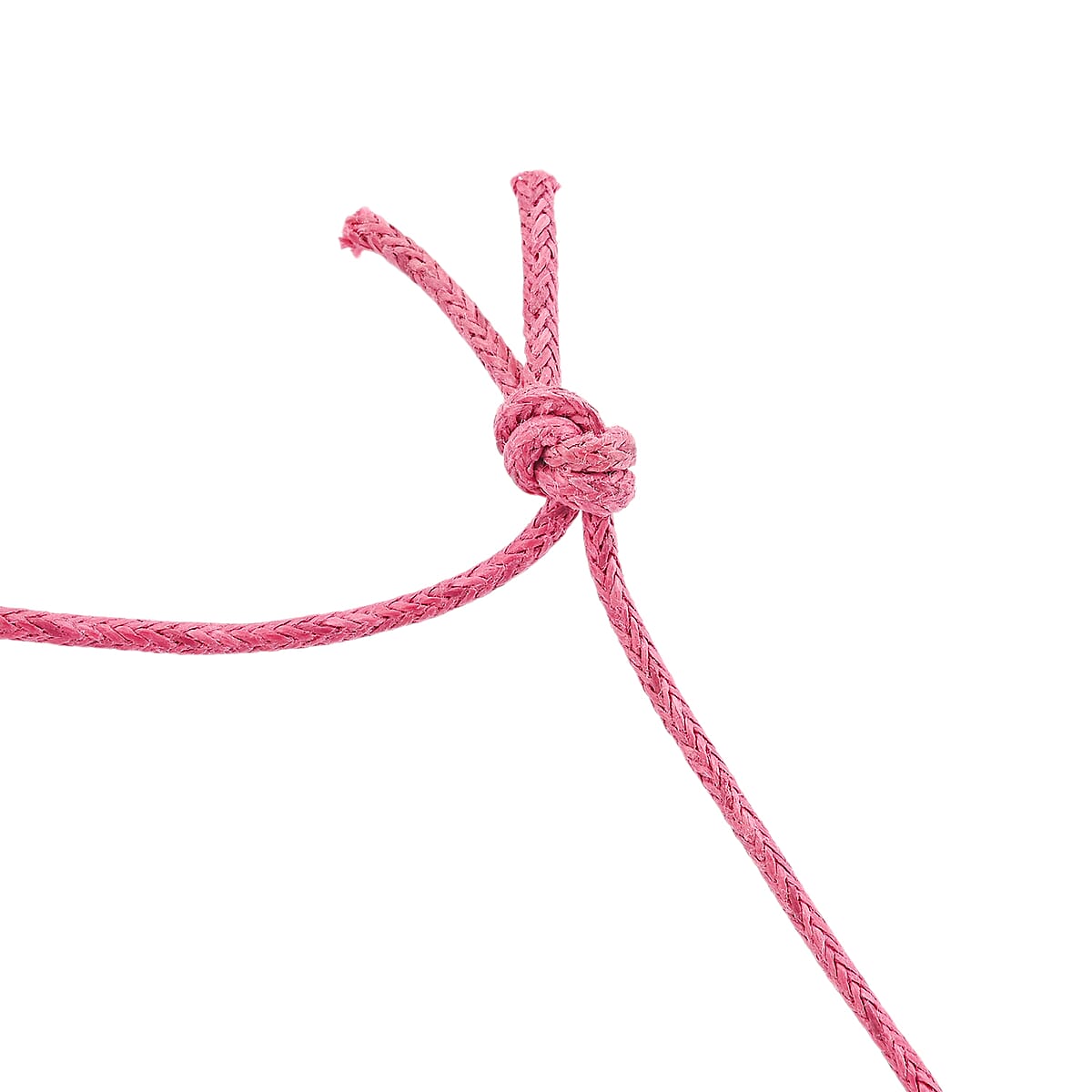 Baltic Amber Pink String Rope Chain Necklace 32 Inches image number 5