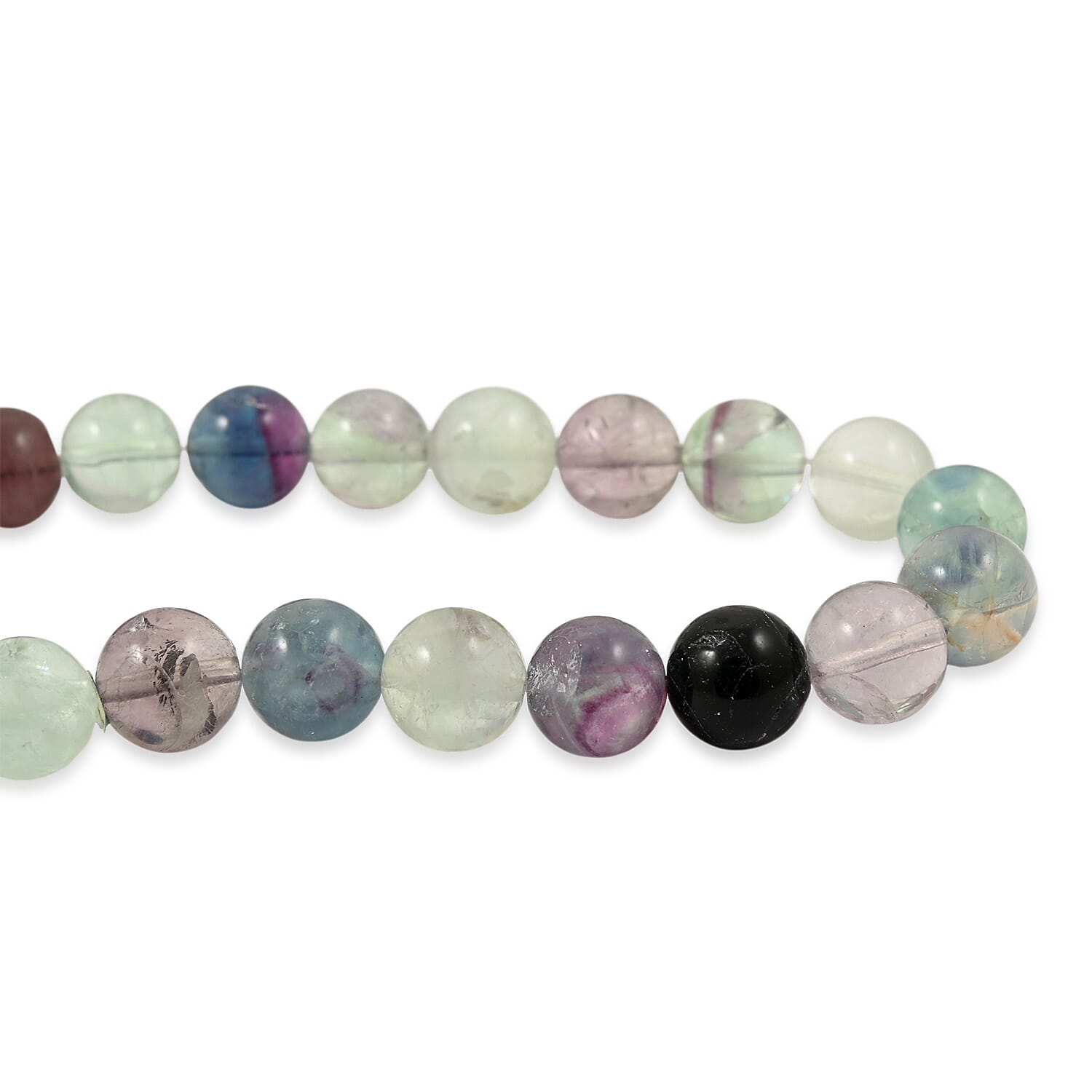 Multi Fluorite 480.00 ctw Beaded Necklace (18 Inches)