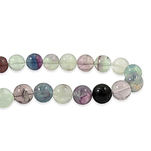 Multi Fluorite 480.00 ctw Beaded Necklace (18 Inches)