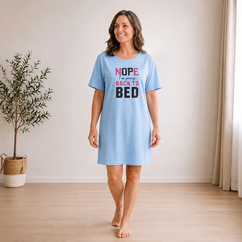 Amanda Paige Lilac Back to Bed Sleep Shirt -2XL