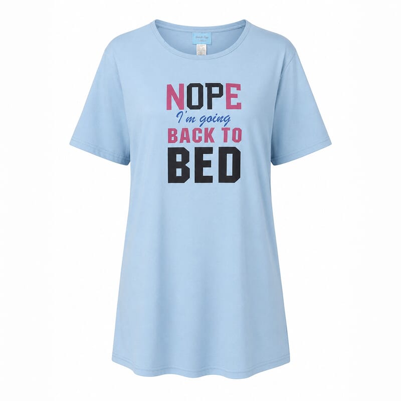Amanda Paige Lilac Back to Bed Sleep Shirt -2XL