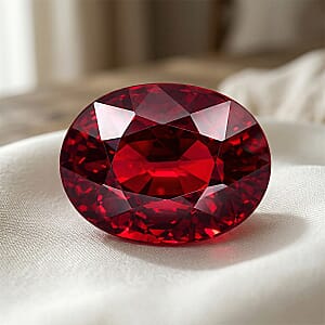 Chairman Vault Collection Certified and Appraised AAAA Ruby (Ovl 9x7 mm) 3.11 ctw