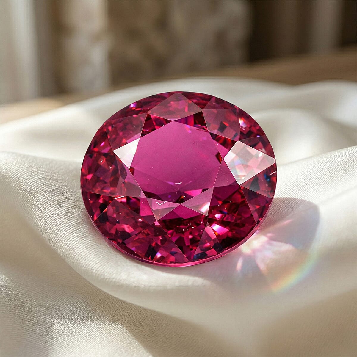 Chairman Vault Collection Certified and Appraised AAAA Ruby (Rnd 7.5 mm) 2.20 ctw image number 1