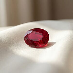 Chairman Vault Collection Certified and Appraised AAAA Ruby (Ovl 8x6 mm) 1.55 ctw