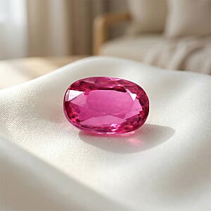 Chairman Vault Collection Certified and Appraised AAAA Ruby (Cush 8.5x5.5 mm) 2.06 ctw