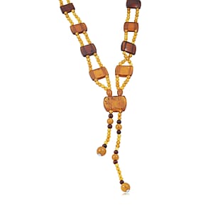 Baltic Amber Beaded Necklace in Sterling Silver (22 Inches)