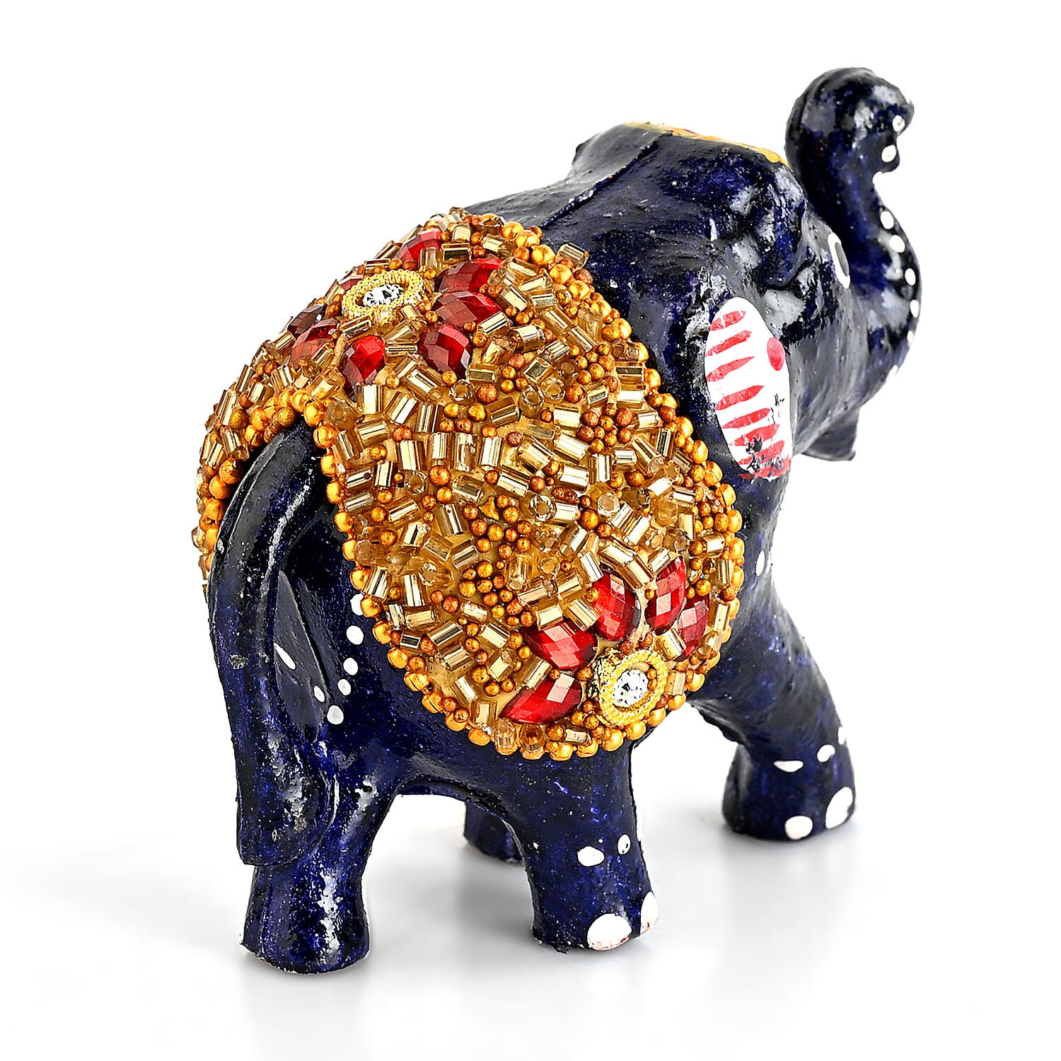 Livmore Black and Golden Set of 3 Plastic Elephant