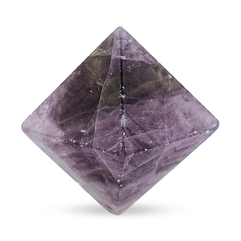 Purple Fluorite Octahedron 85ctw