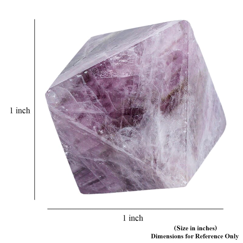 Purple Fluorite Octahedron 85ctw