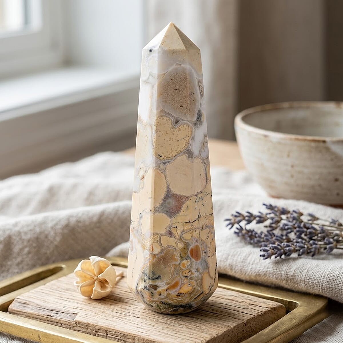 Gemstone Merkaba Pendulum 200ctw image number 1