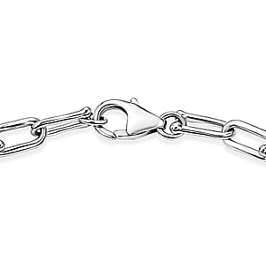 Luxuriant Lab Grown Diamond G-H SI 0.60 ctw Link Bracelet in Rhodium Over Sterling Silver (7.25 In)