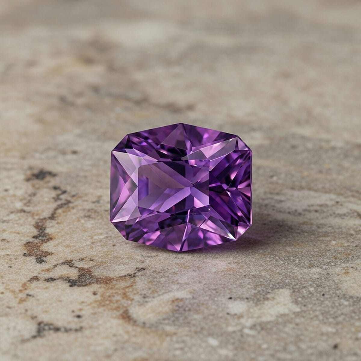 AAAA Amethyst Tiligt cut (Cushion 14x12 mm) 6.00 ctw image number 1