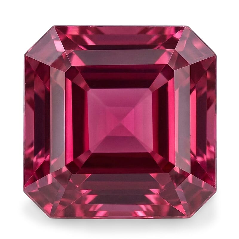 Asscher Cut AAAA Shimoyo Rubellite (Sqr Free Size) 1.00 ctw