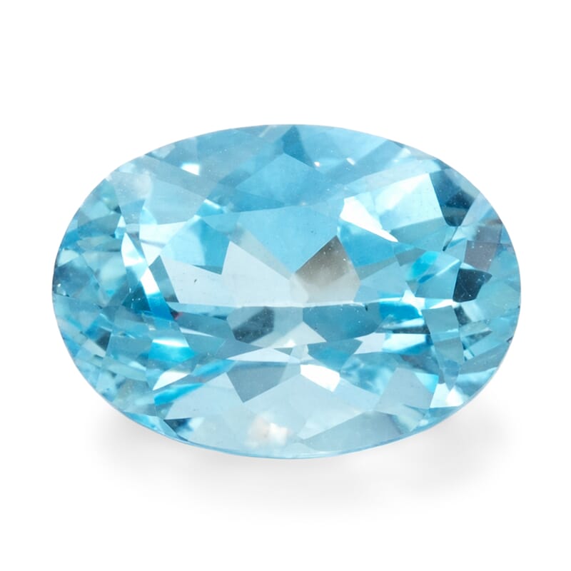 AAAA Santa Maria Aquamarine (Ovl 8x6 mm) 1.20 ctw