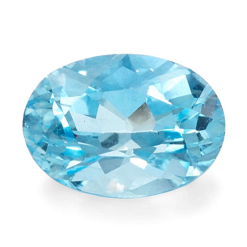AAAA Santa Maria Aquamarine (Ovl 8x6 mm) 1.20 ctw