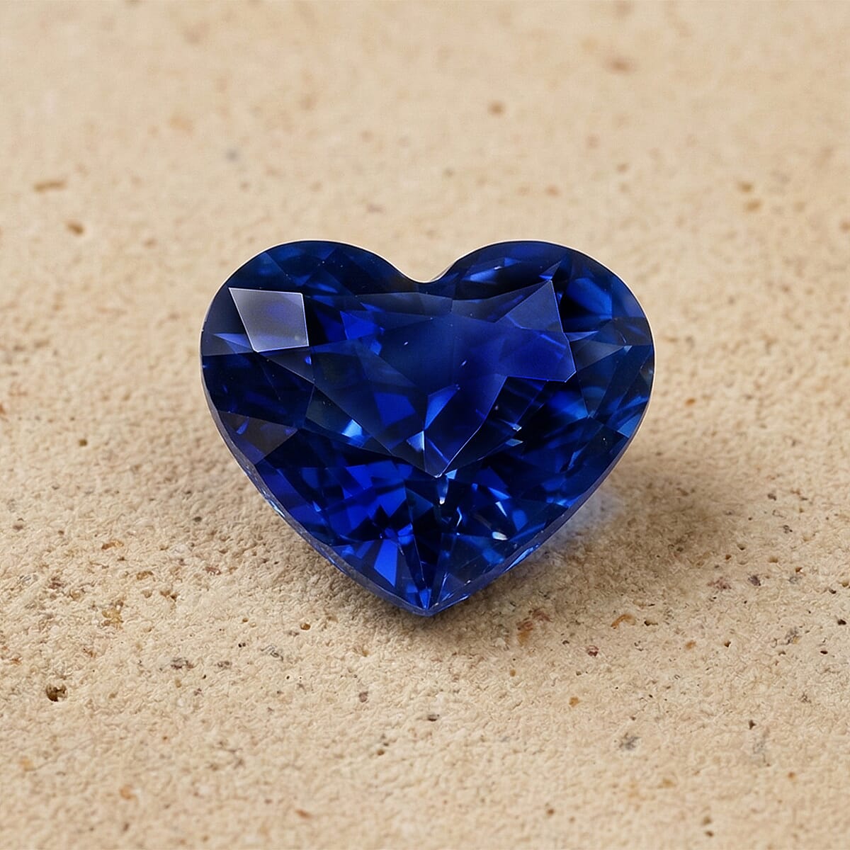 Certified and Appraised AAAA Royal Ceylon Blue Sapphire (Hrt Free Size) 1.00 ctw image number 1