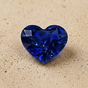 Certified and Appraised AAAA Royal Ceylon Blue Sapphire (Hrt Free Size) 1.00 ctw