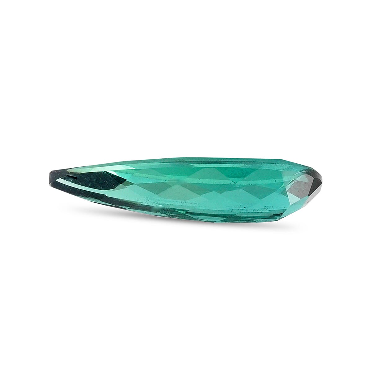 Certified and Appraised AAAA Pirineu Lagoon Tourmaline (Pear Free Size) 3.00 ctw image number 2