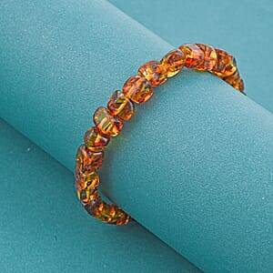 Baltic Amber Beaded Stretch Bracelet