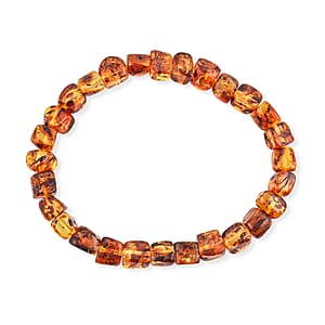 Baltic Amber Beaded Stretch Bracelet