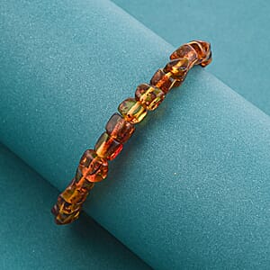 Baltic Amber Beaded Stretch Bracelet