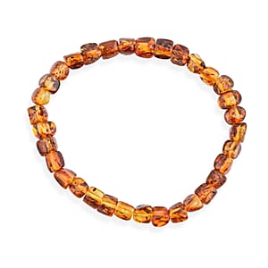 Baltic Amber Beaded Stretch Bracelet