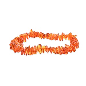 Baltic Amber Beaded Stretch Bracelet