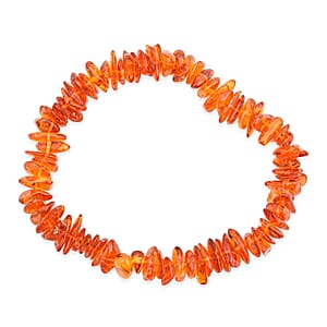 Baltic Amber Beaded Stretch Bracelet